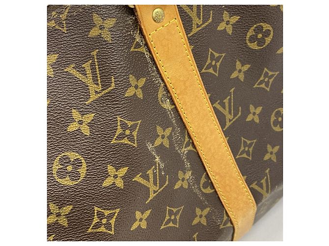 Louis Vuitton Monogram Keepall Bandoulière 50 Marrone - vista 9
