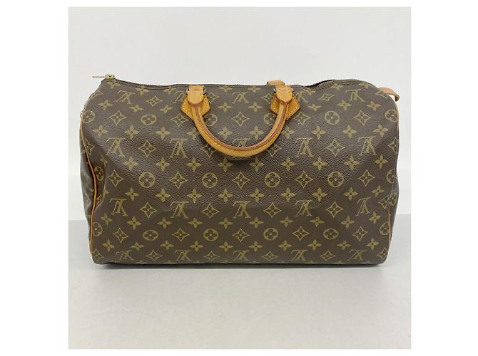 Borsa Louis Vuitton Monogram Speedy 40 Marrone - vista 11