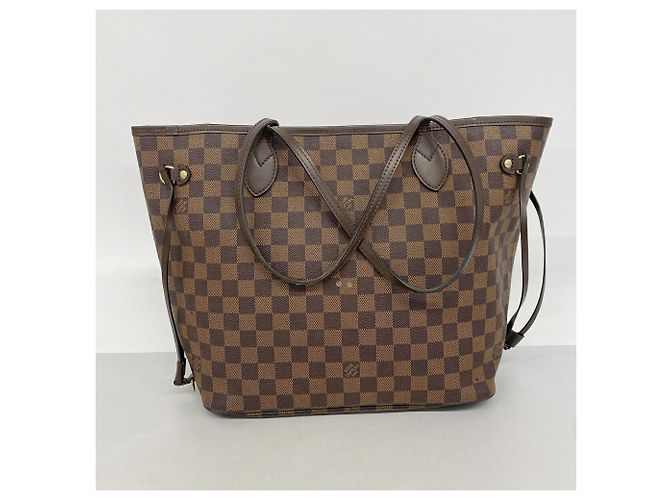 Borsa Tote Louis Vuitton Damier Neverfull MM Rosa Damier ebene - vista 12