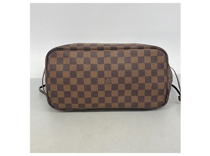Borsa Tote Louis Vuitton Damier Neverfull MM Rosa Damier ebene - vista 3