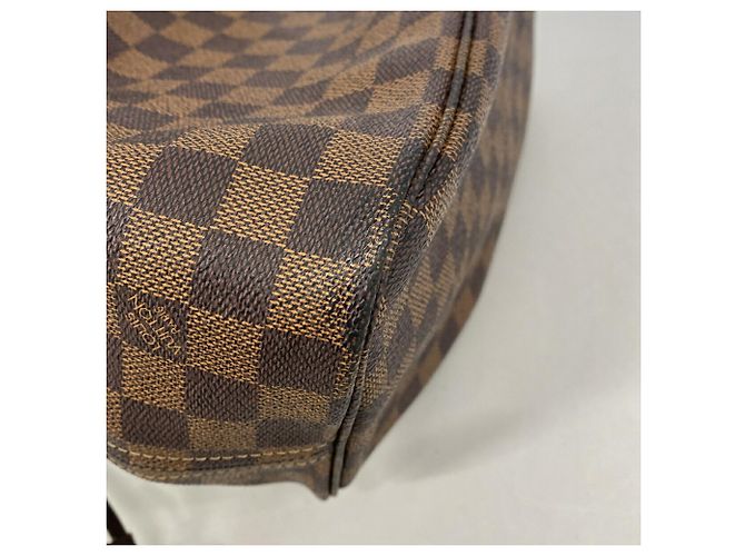Borsa Tote Louis Vuitton Damier Neverfull MM Rosa Damier ebene - vista 6