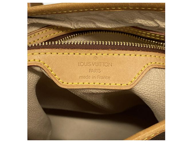 Borsa Tote Louis Vuitton Monogram Bucket PM Marrone - vista 5
