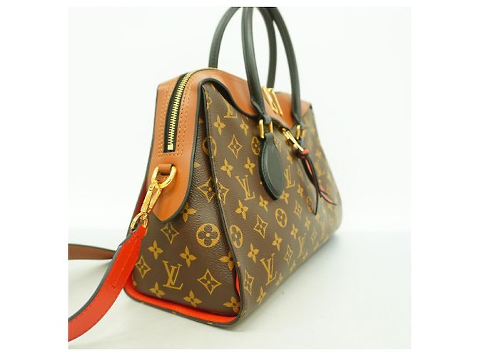 Borsa Tote Louis Vuitton Monogram Tuileries Marrone - vista 2
