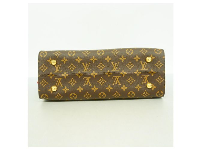 Borsa Tote Louis Vuitton Monogram Tuileries Marrone - vista 3