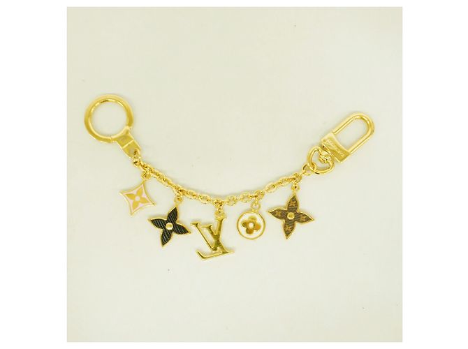Louis Vuitton Monogram Bijou Sac Chaine Keychain Charm Multicolore D'oro - vista 6