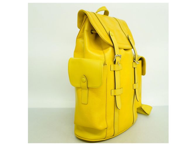 Zaino Louis Vuitton Epi Christopher Pistache - vista 2