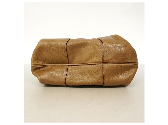 Céline Borsa a mano Celine in pelle marrone - vista 3
