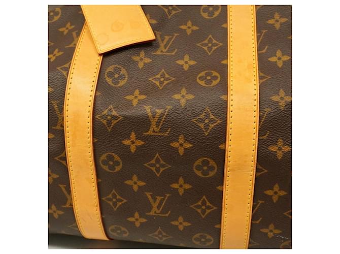 Louis Vuitton Boston Monogram Keepall 55 Marrone - vista 10