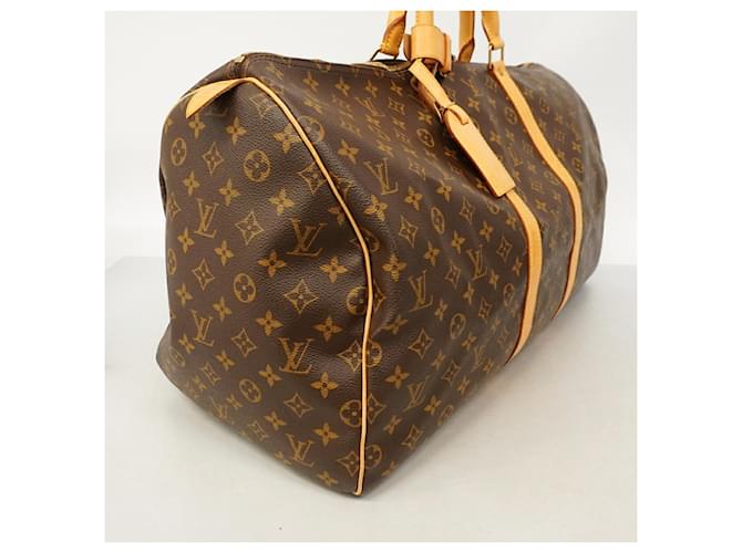 Louis Vuitton Boston Monogram Keepall 55 Marrone - vista 2