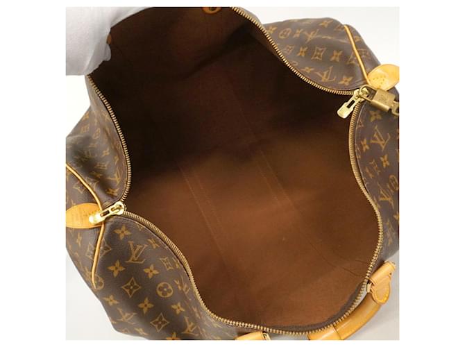 Louis Vuitton Boston Monogram Keepall 55 Marrone - vista 4