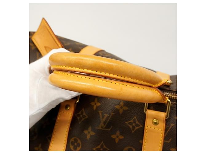 Louis Vuitton Boston Monogram Keepall 55 Marrone - vista 7