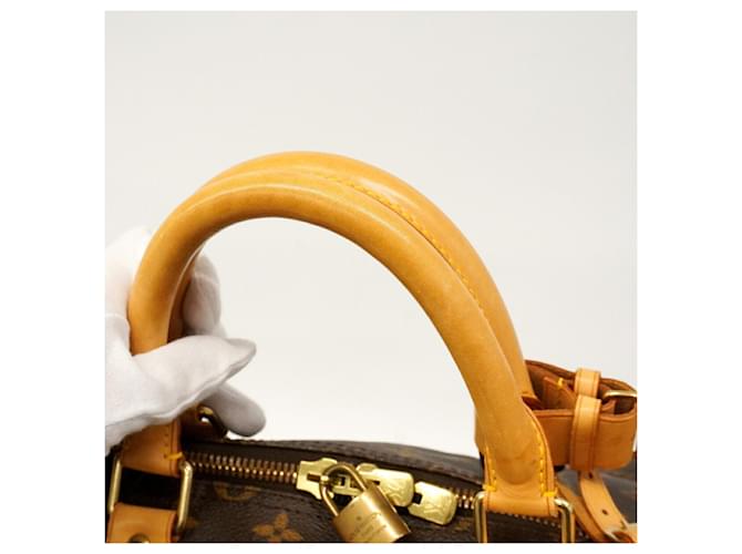 Louis Vuitton Boston Monogram Keepall 55 Marrone - vista 8