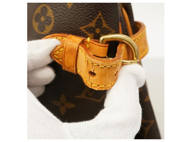 Borsa Tote Orizzontale Louis Vuitton Monogram Batignolles Marrone - vista 9