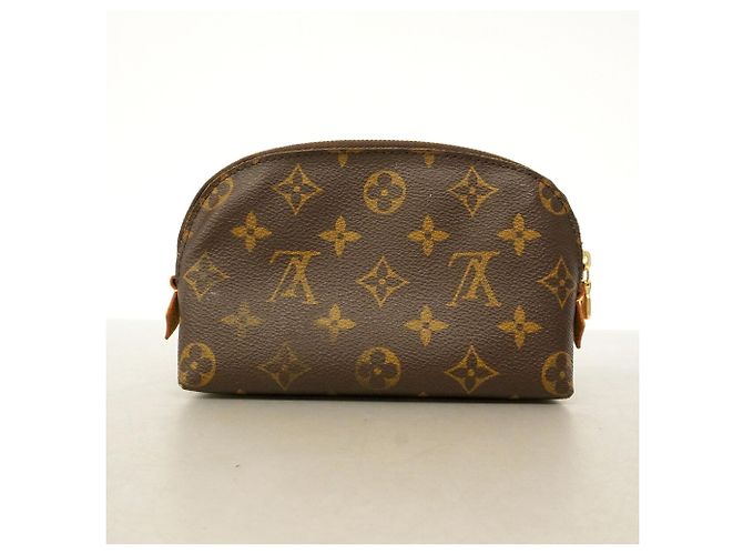 Louis Vuitton Monogram Pochette Tic Bag/Pouch Marrone - vista 11