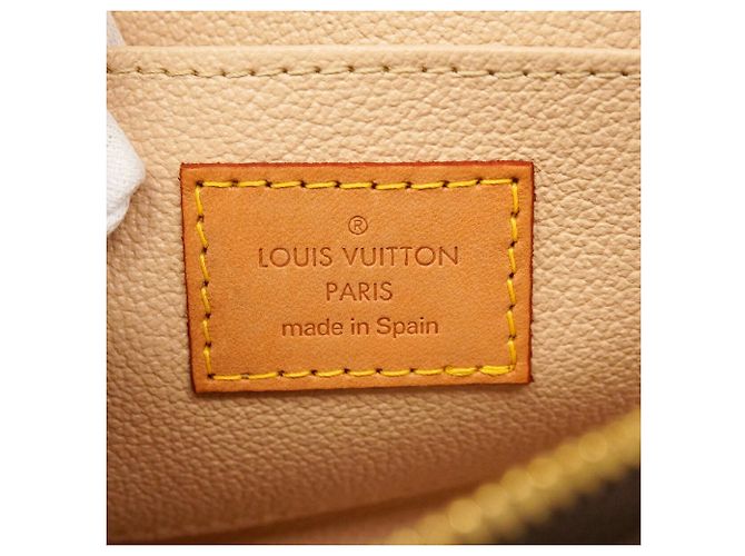 Louis Vuitton Monogram Pochette Tic Bag/Pouch Marrone - vista 5