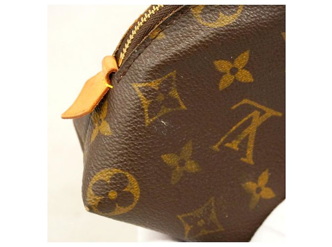 Louis Vuitton Monogram Pochette Tic Bag/Pouch Marrone - vista 8