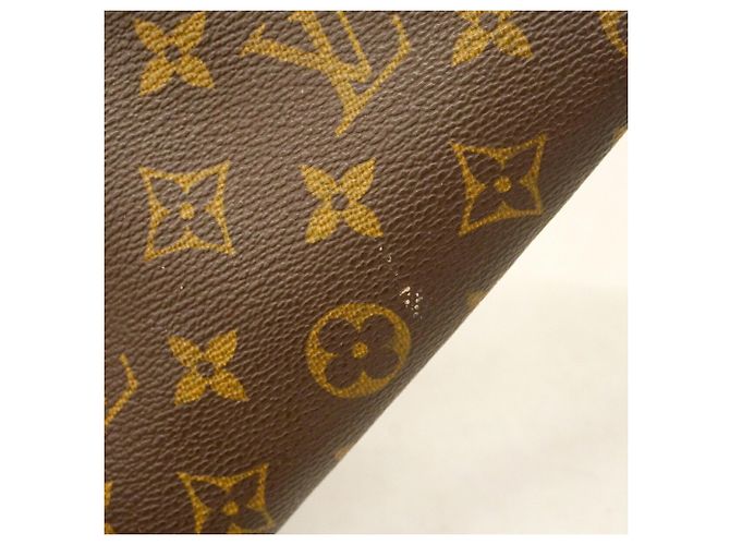 Louis Vuitton Monogram Pochette Tic Bag/Pouch Marrone - vista 9
