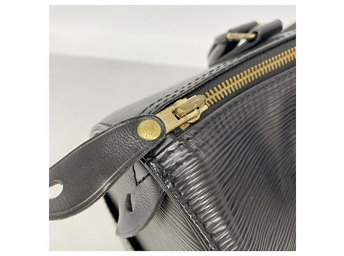 Borsa Louis Vuitton Epi Speedy 30 Nero - vista 11