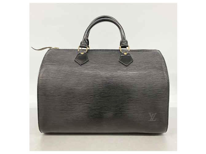 Borsa Louis Vuitton Epi Speedy 30 Nero - vista 13