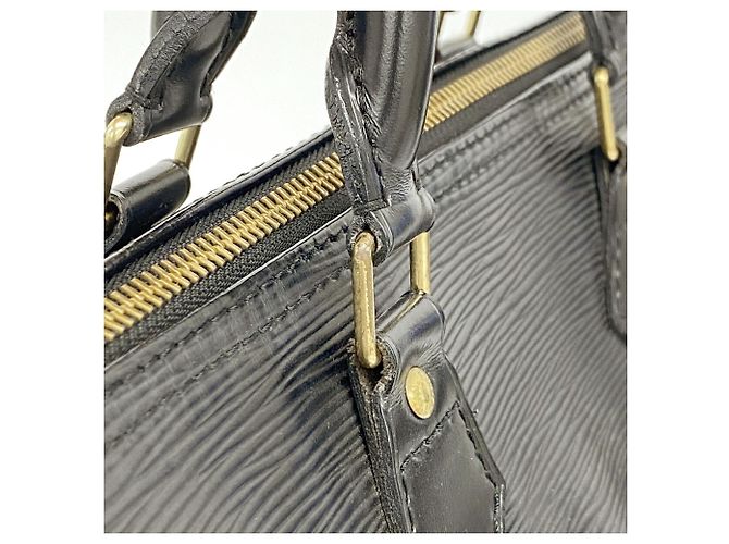 Borsa Louis Vuitton Epi Speedy 30 Nero - vista 8