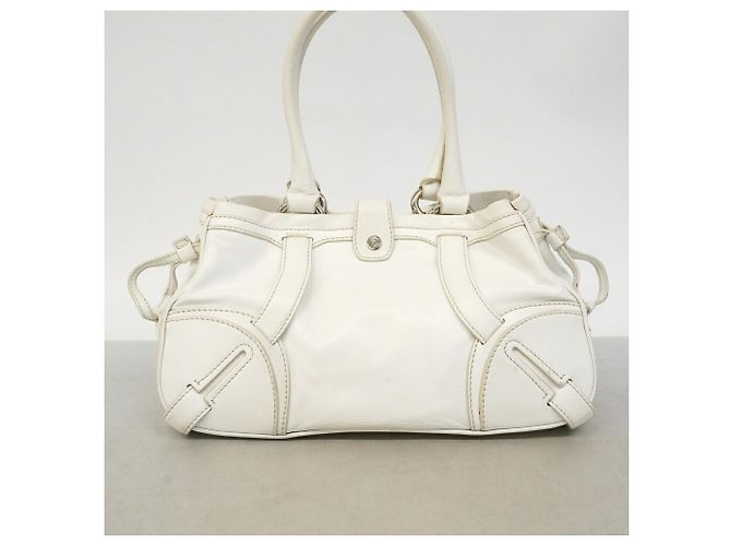 16 Céline Borsa a mano Celine in pelle bianca Bianco - vista 12