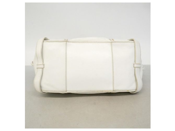 16 Céline Borsa a mano Celine in pelle bianca Bianco - vista 3