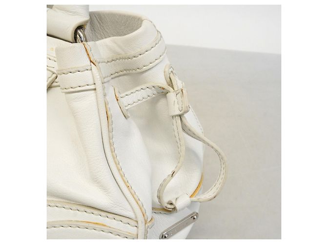 16 Céline Borsa a mano Celine in pelle bianca Bianco - vista 7