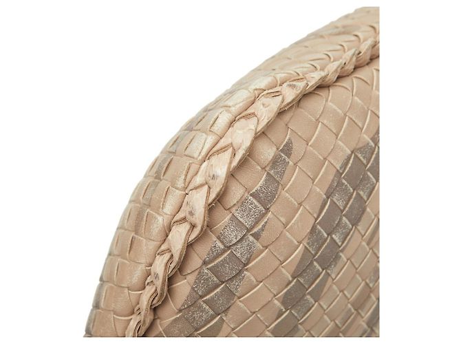 Borsa a spalla singola Intrecciato Bottega Veneta Marrone - vista 5