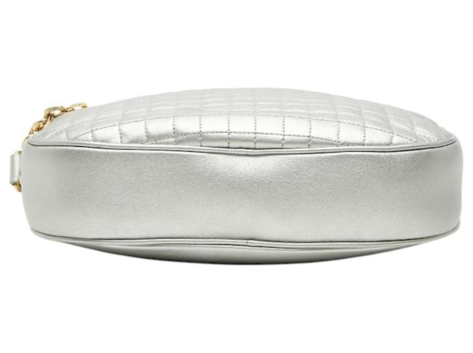 Céline Borsa a tracolla Celine C Charm Argento - vista 3