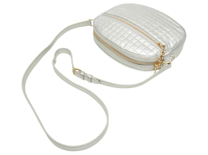 Céline Borsa a tracolla Celine C Charm Argento - vista 8
