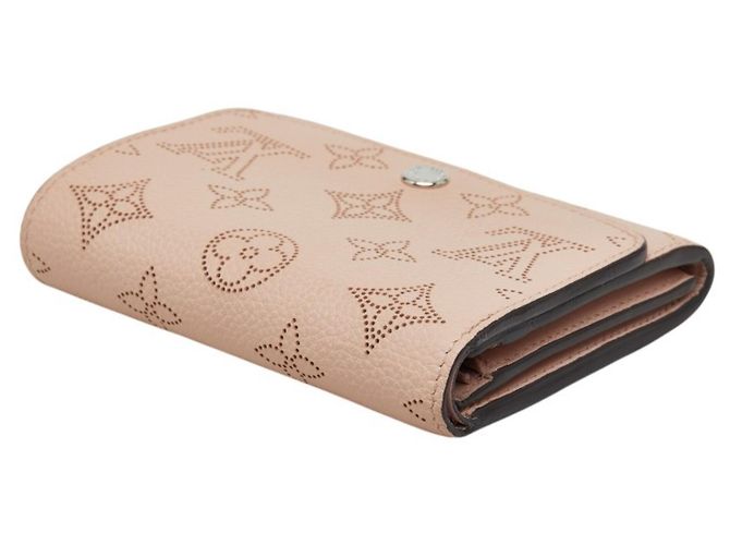 Louis Vuitton Mahina Portefeuille Iris Bi-fold Wallet Rosa Porpora - vista 5