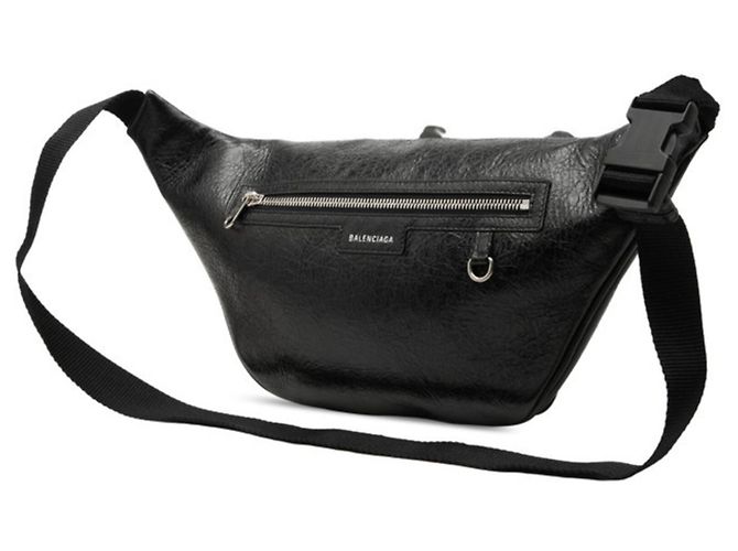 Borsa a tracolla Balenciaga Superbusy Body Bag Sling Nero - vista 2