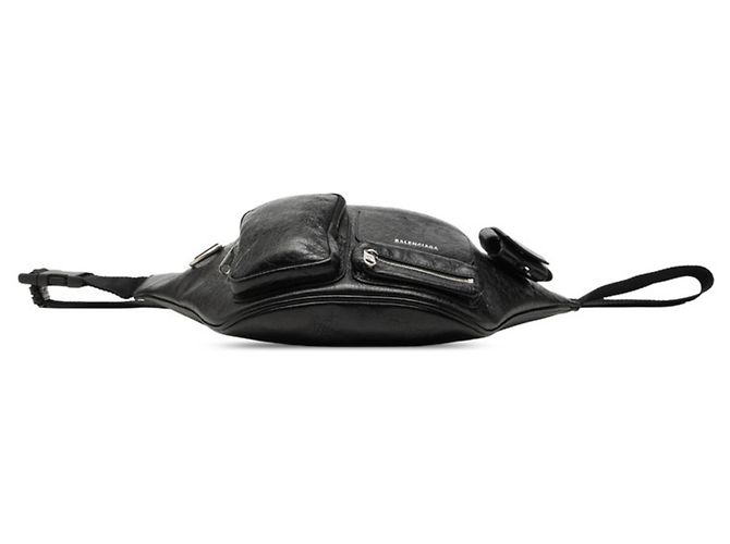 Borsa a tracolla Balenciaga Superbusy Body Bag Sling Nero - vista 3