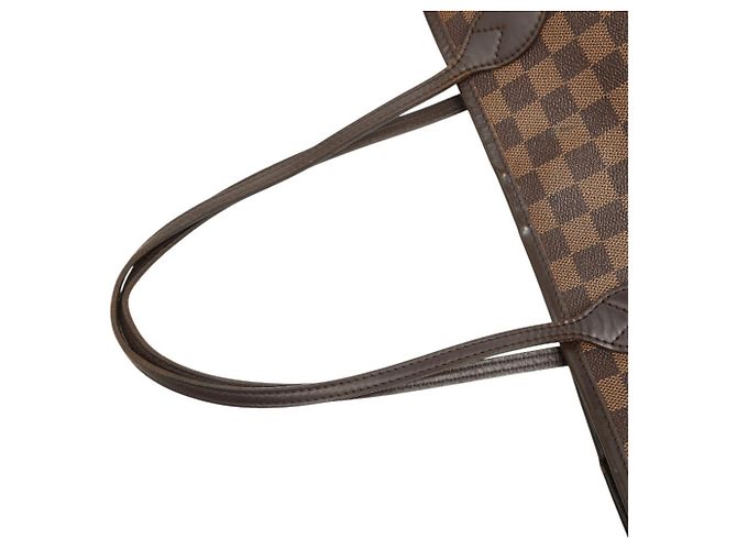 Borsa Tote Louis Vuitton Damier Neverfull MM Marrone Damier ebene - vista 10