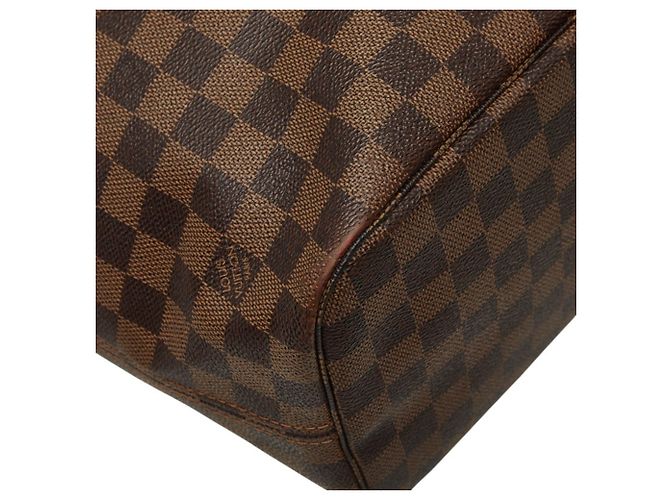 Borsa Tote Louis Vuitton Damier Neverfull MM Marrone Damier ebene - vista 5