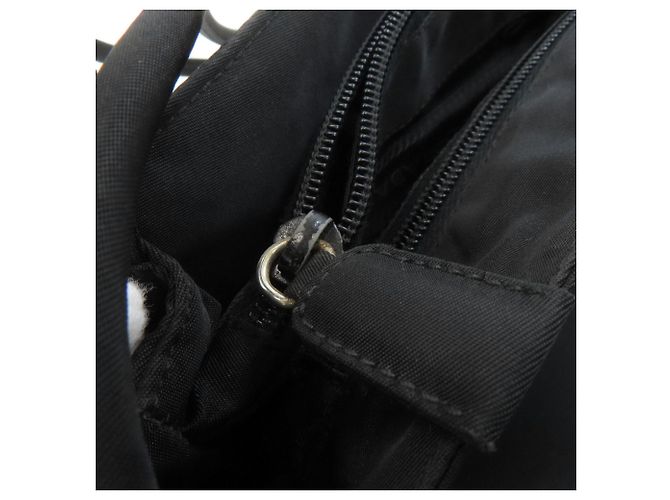 Borsa tote Prada in nylon nero - vista 13