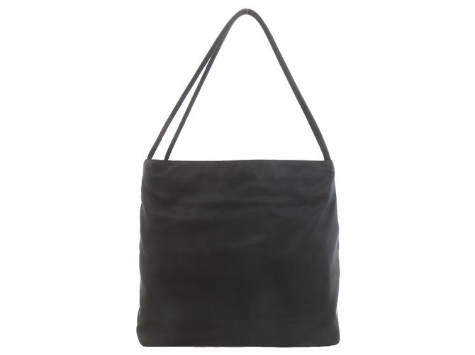 Borsa tote Prada in nylon nero - vista 2