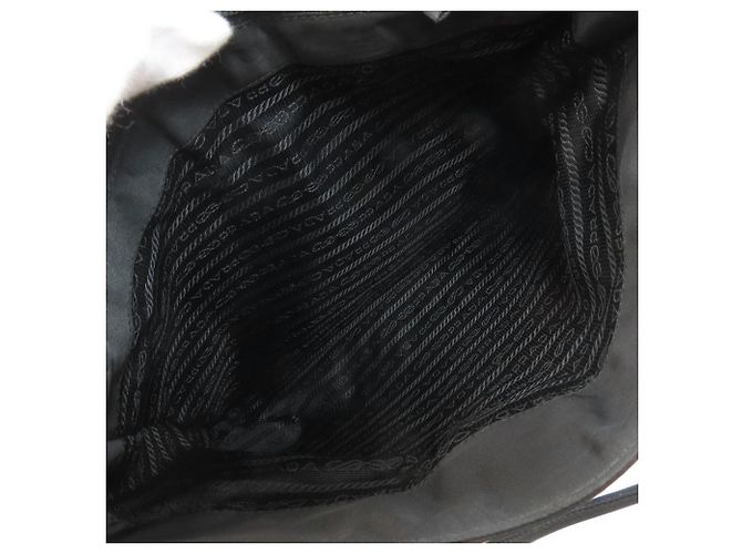 Borsa tote Prada in nylon nero - vista 5