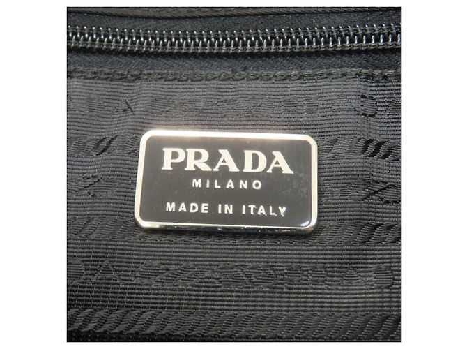 Borsa tote Prada in nylon nero - vista 7