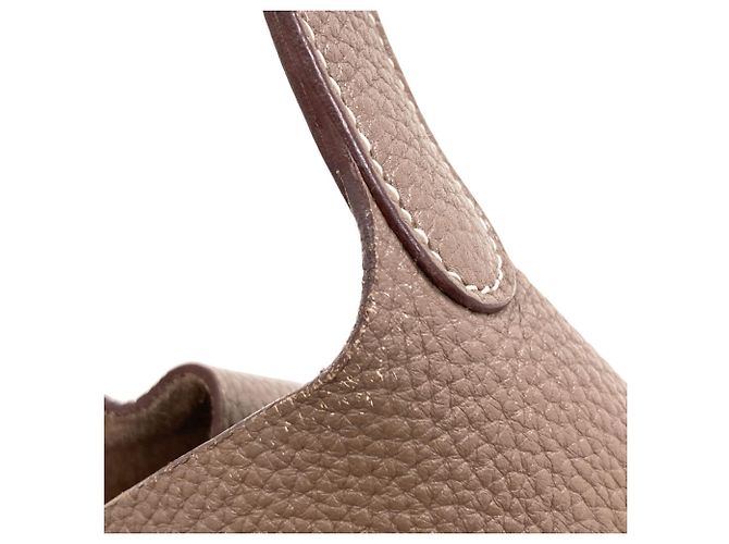 Hermès Hermes Picotin Lock PM Handtasche Taupe - Ansicht 13