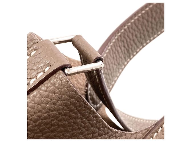 Hermès Hermes Picotin Lock PM Handtasche Taupe - Ansicht 14