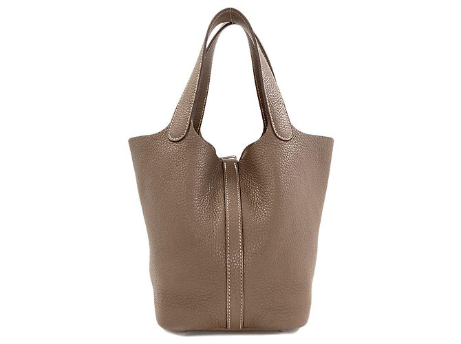 Hermès Hermes Picotin Lock PM Handtasche Taupe - Ansicht 2