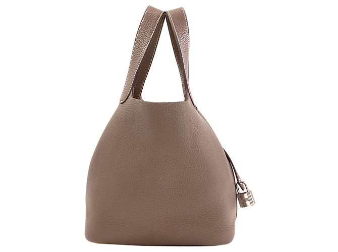 Hermès Hermes Picotin Lock PM Handtasche Taupe - Ansicht 3