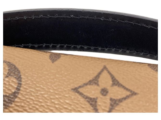 Borsa Louis Vuitton Pochette Métis in Monogram Reverse Monogramma - vista 13