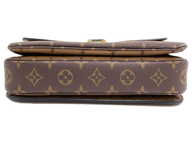 Borsa Louis Vuitton Pochette Métis in Monogram Reverse Monogramma - vista 4