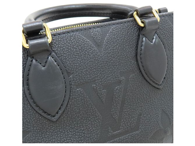 Borsa Louis Vuitton Monogram Empreinte OnTheGo EW Nero - vista 14