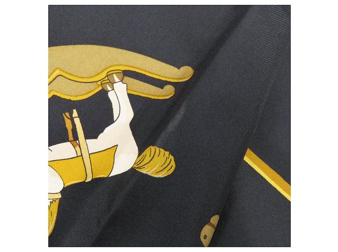 Hermès Hermes Carre 90 Schal Schwarz - Ansicht 8