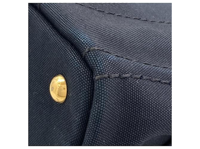 Borsa a mano 2-Way Prada Canapa Mini Nero - vista 16