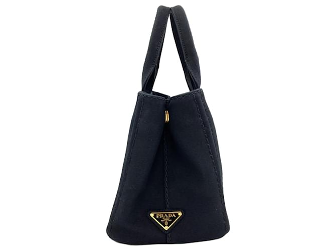 Borsa a mano 2-Way Prada Canapa Mini Nero - vista 3