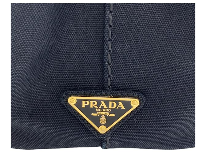 Borsa a mano 2-Way Prada Canapa Mini Nero - vista 8